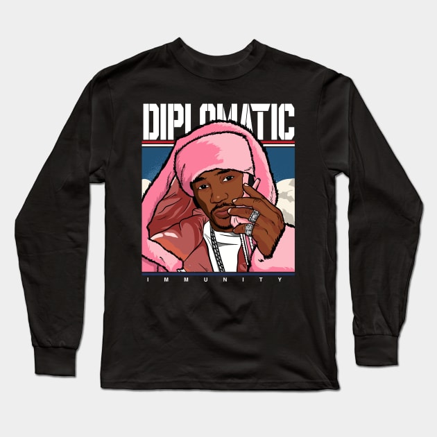 Diplomatic Immunity Long Sleeve T-Shirt by Jones Factory